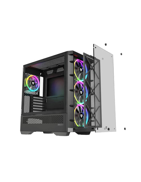 EAN 8435443721878 - Nfortec DRACO X Midi Tower Negro imagen 2