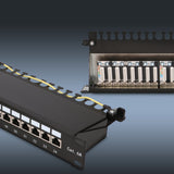 Extralink Cat6a Stp Patch Panel 24 Port - Cable - Cat 6a