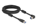 Delock 81107 Cable Usb 5 Gbps Tipo-A Macho A Tipo-B Macho 90° Acodado Hacia Arriba 5 M