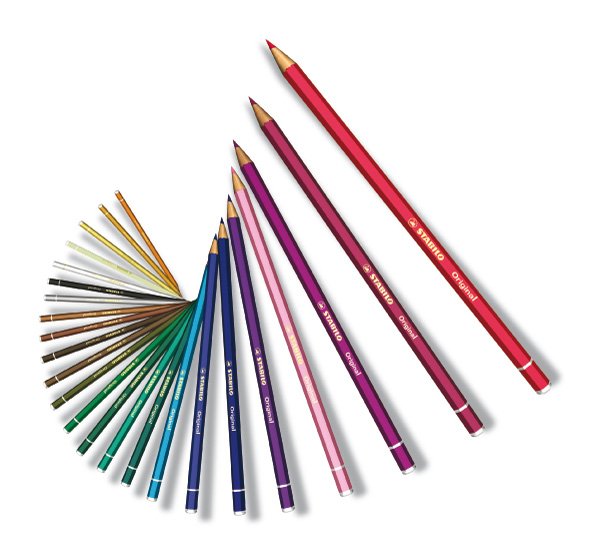 Stabilo Lápices De Colores Original Arty+ Estuche De Metal 12 Surtidos