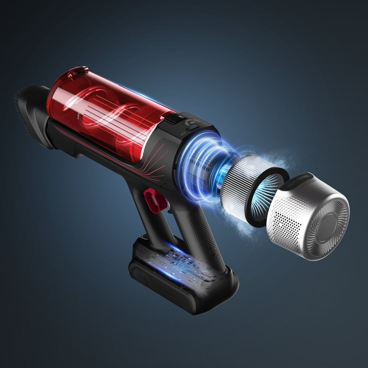 Aspirador  Rowenta Rh2078 Vertical Negro/Rojo