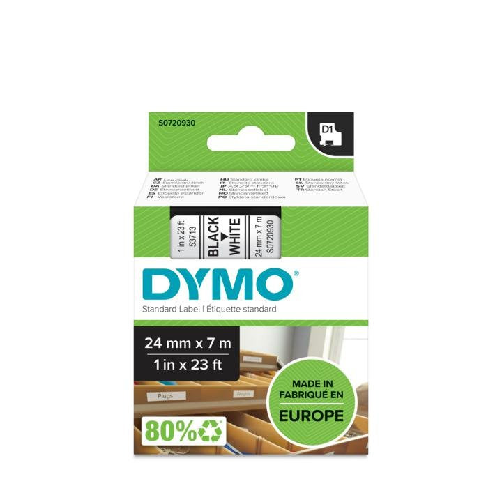 EAN 5411313536134 - DYMO D1 Standard - Black on White - 24mm cinta para impresora de etiquetas imagen 2
