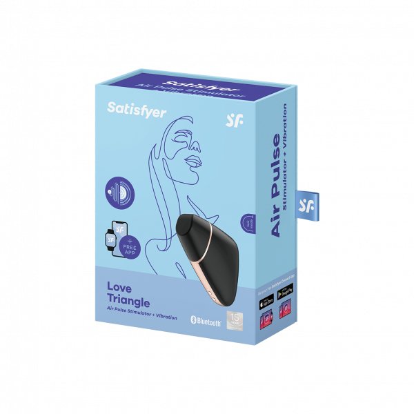 Succionador De Clítoris Love Triangle Negro