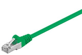 Cat 5e Patchcable, F/Utp, Green, 0.5 M - Cca