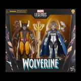 Set Figuras Hasbro Marvel Legends Series Lobezno Vs. Lilandra Neramani