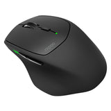 Rapoo Cableloses Multi-Mode-Deskset 9500m Qwertz Keyboard + Mouse Black