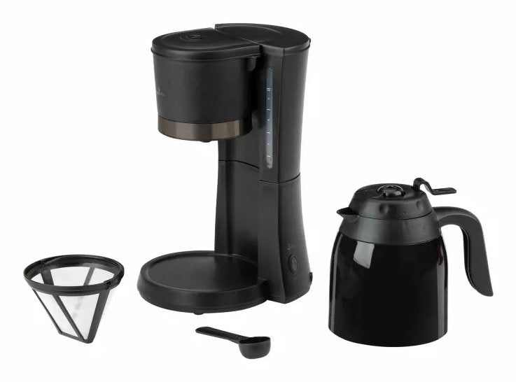 Jata Drip Coffee Maker 2-12 Cups 1l Thermal Jar 800w Black Jeca1800