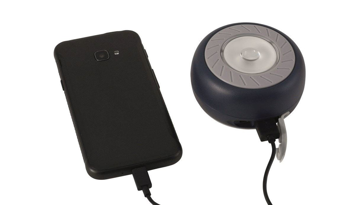 Outwell 651068 Lámpara De Suelo Para Exterior Led 1 W Negro, Blanco