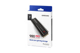 Disco Ssd Samsung 980 Pro 1tb M.2 2280 Pcie 4.0 Con Disipador De Calor Compatible Con Ps5 Y Pc