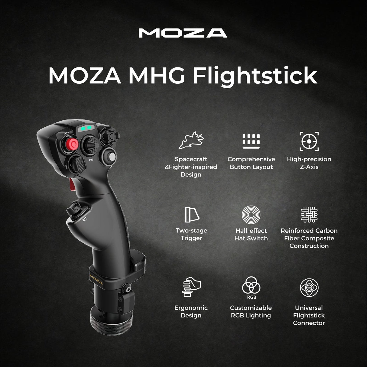 Moza Mhg Flight Stick