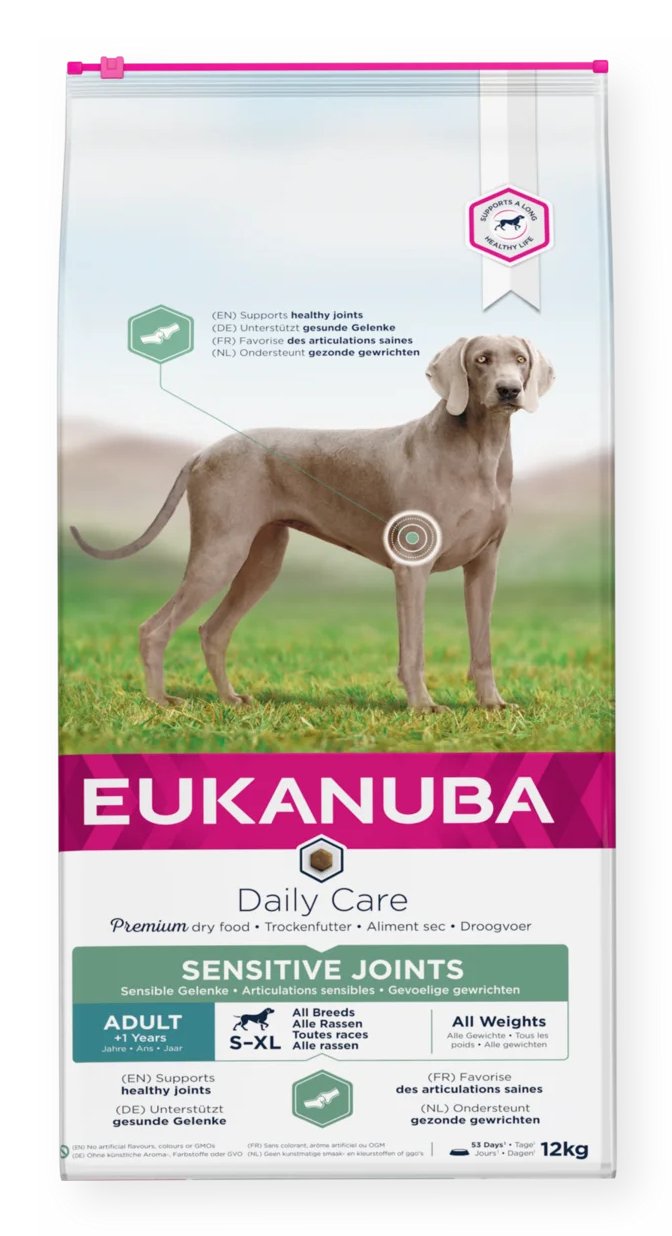 Eukanuba Daily Care Pienso Para Perro Articulaciones Sensibles 12 Kg
