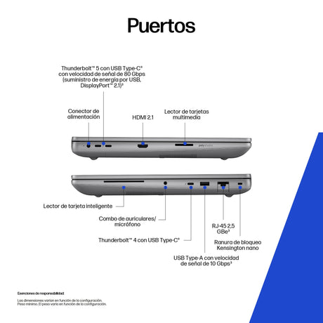 EAN 199485444161 - HP ZBook Fury G1i Wolf Pro Security Edition Intel Core Ultra 7 265HX Estación de trabajo móvil 40,6 cm (16 imagen 4