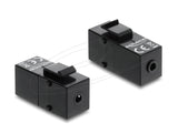 Keystone Modul Klinkenbuchse 3,5 Mm 4 Pin Zu Klinkenbuchse 3,5 Mm 4 Pin Schwarz