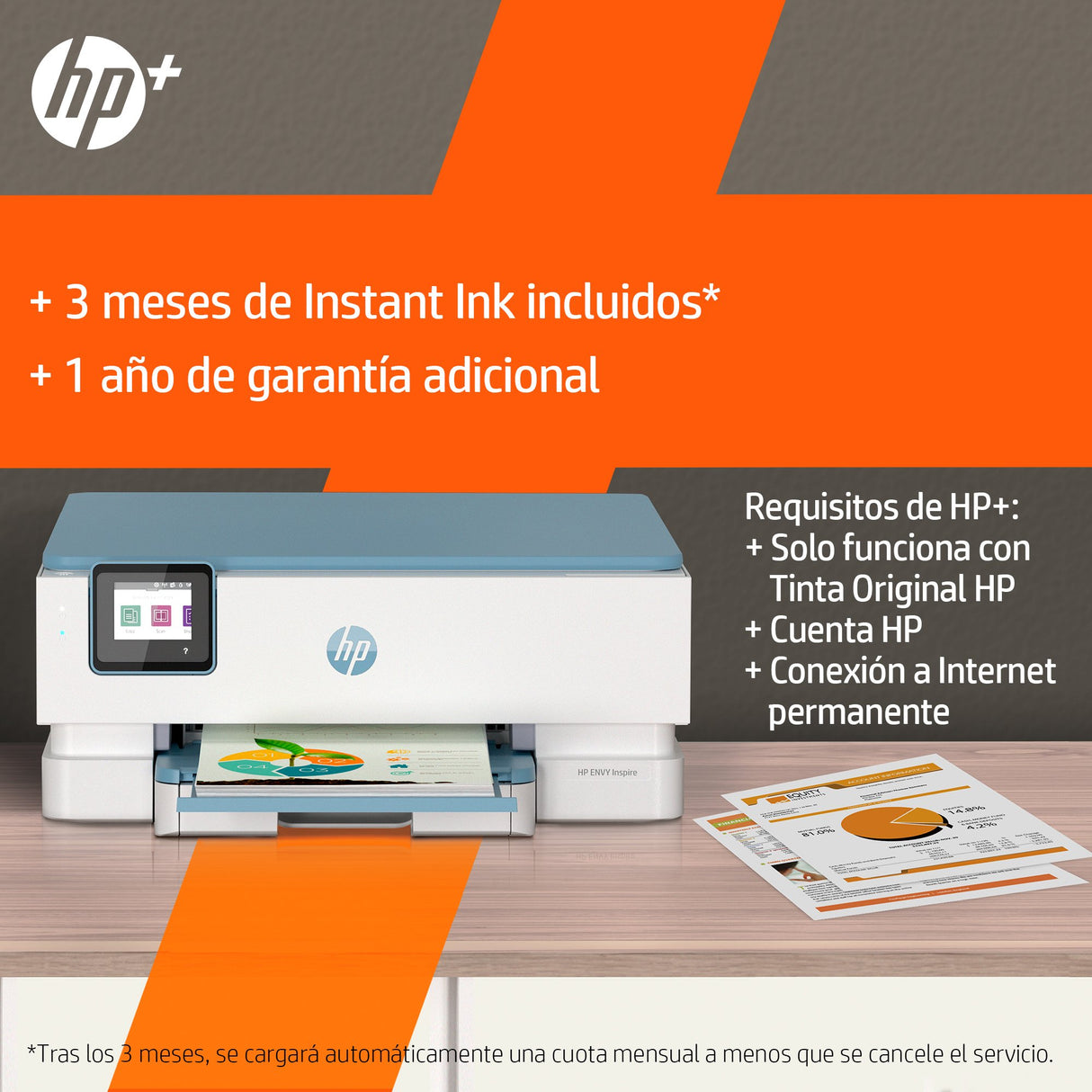 EAN 0195908882527 - HP ENVY Inspire 7221e All-in-One Printer Inyección de tinta térmica A4 4800 x 1200 DPI 15 ppm Wifi imagen 6