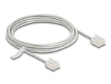 Delock Rj45 Cable De Red Cat.6 Utp Ultra Slim 3 M Gris Con Kurzen Machon