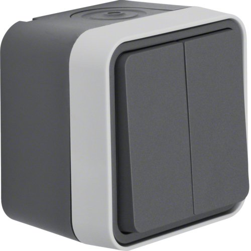 Berker 30753505 Fr-Serienschalter Ap Wd W.1 Grau