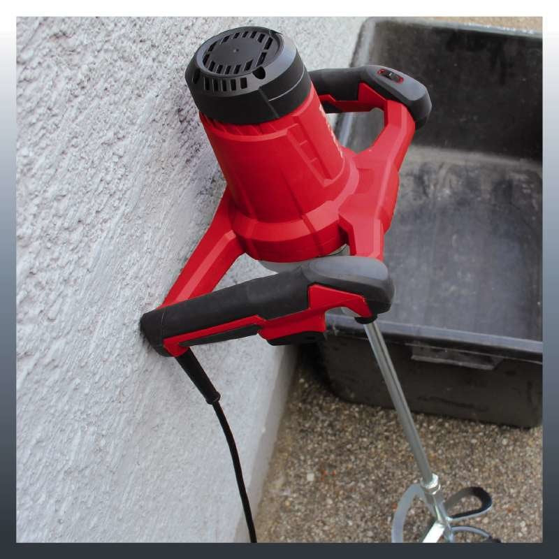 Agitador De Mortero De Pintura Einhell Te-Mx 1600-2 Ce, Agitador (Rojo/Negro, 1.600 Vatios) 4258555