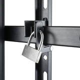 Tooq Soporte De Pantalla De Suelo Con Ruedas 60"-105" - Bloqueo De Ruedas - Sistema Antirrobo - Gestion De Cables -