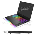 Portátil Gaming Hp Omen Max 16 Ah0041ns 16" Wqxga Intel Core Ultra 9 275hx 32 Gb Ram 1 Tb Ssd Geforce Rtx 5070 Ti Sin Sistema Operativo