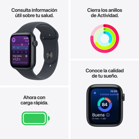 EAN 0195950429640 - Apple Watch SE (3nd generation) OLED 40 mm Digital 324 x 394 Pixeles Pantalla táctil 5G Beige Wifi GPS (s imagen 3