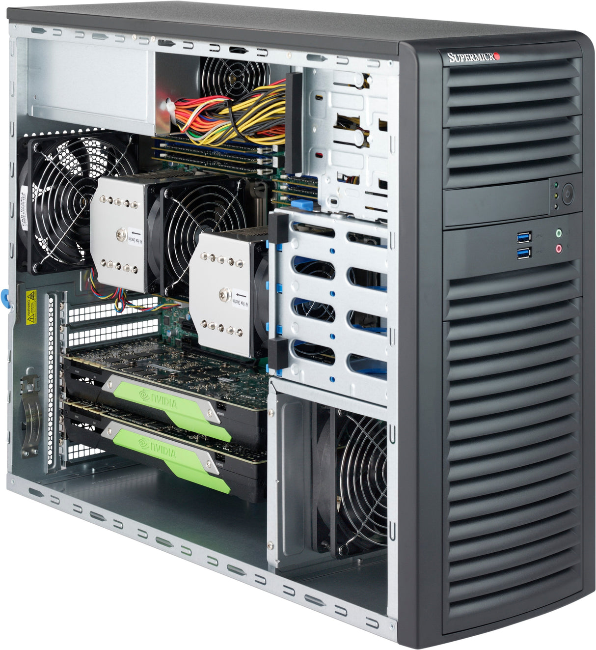 Supermicro Gehäuse Superchassis Cse-732d3-1k26b Negro
