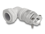 Delock 60596 Prensaestopas Con Alivio De Tensión Y Protección Contra La Flexión Ángulo De 90 ° Pg13,5 Gris