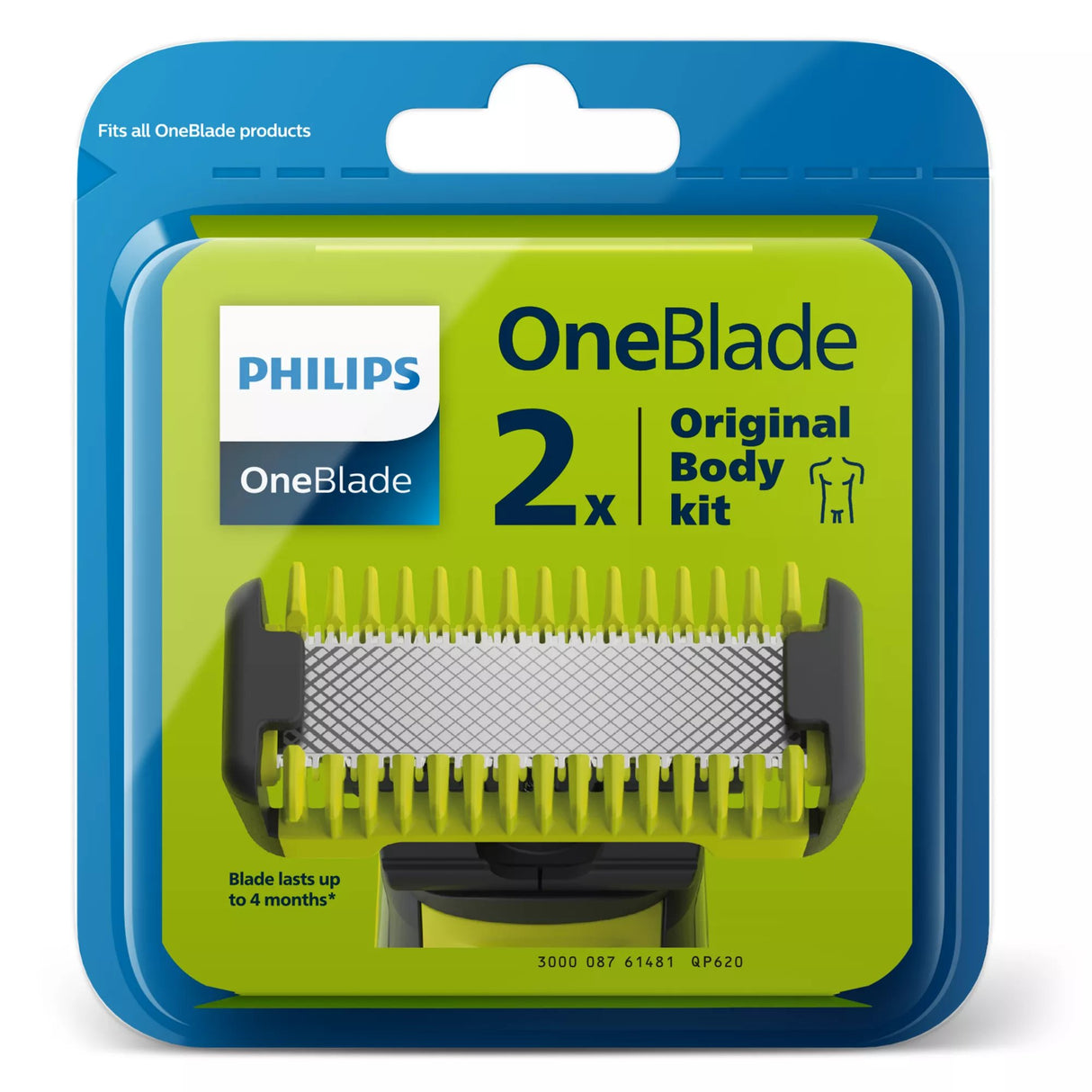 EAN 8710103831648 - Philips Norelco OneBlade QP620/50 accesorio para maquina de afeitar Cuchilla de afeitar imagen 2