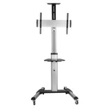 Roline Lcd- Tv-Rollstnder, 37-70 Zoll, Bis 50 Kg, Silberfarben