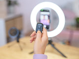 Aro De Luz Profesional + Pantalla Trust Maku+ Incluye Pantalla Verde