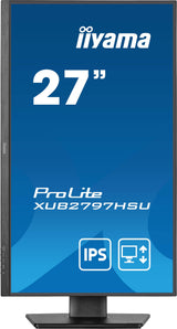 EAN 4948570124879 - iiyama ProLite XUB2797HSU-B2 pantalla para PC 68,6 cm (27") 1920 x 1080 Pixeles Full HD LED Negro imagen 9