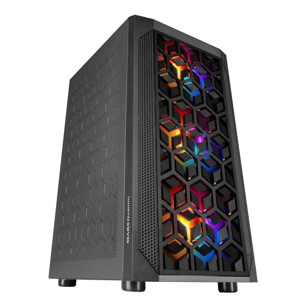 Caja Pc Marsgaming Microatx Mcmesh