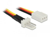 Delock Lüfter Stromcable 3 Pin Stecker Zu 3 Pin Buchse 30 Cm