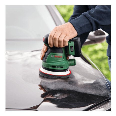 Bosch Home Wilds & Garden Incentable Exercent Sander Universalorbit 18v-20, 18 Voltios Verdes, Batería De Iones De Litio 2.0ah, Energía Para Toda La Alianza 06033e4102