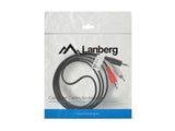 EAN 5901969414004 - Lanberg CA-MJRC-10CC-0015-BK cable de audio 1,5 m 3,5mm 2 x RCA Negro imagen 1