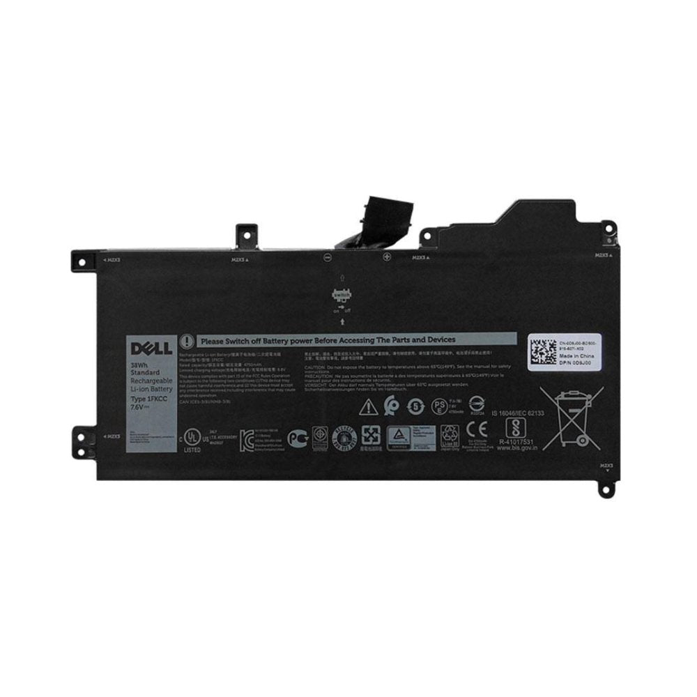 Battery, 38whr, 2 Cell, Lithiu - Warranty: 6m