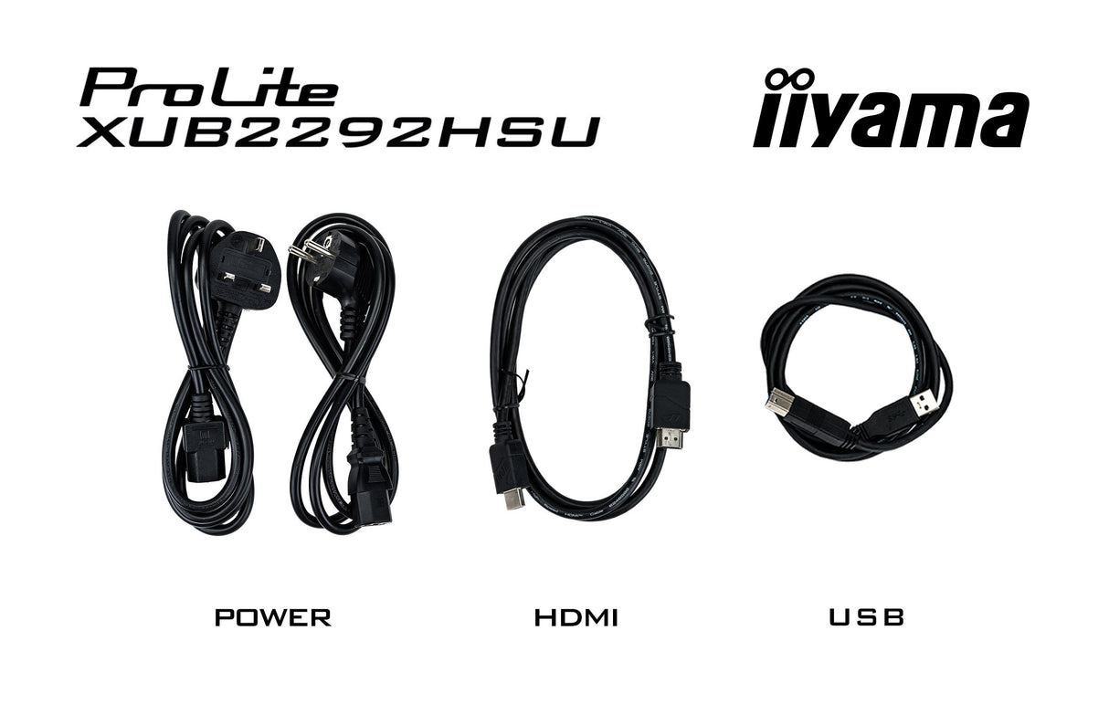 EAN 4948570122554 - iiyama ProLite XUB2292HSU-B6 pantalla para PC 54,6 cm (21.5") 1920 x 1080 Pixeles Full HD LED Negro imagen 15