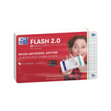 Oxford Karteikarten Flash Cuadriculado Blanco - A7