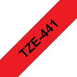 EAN 4977766686327 - Brother TZE-441 cinta para impresora de etiquetas Negro sobre rojo imagen 1