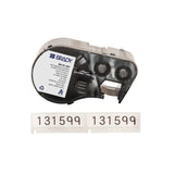 Brady M4-61-483 Etiqueta De Impresora Negro, Blanco Autoadhesiva