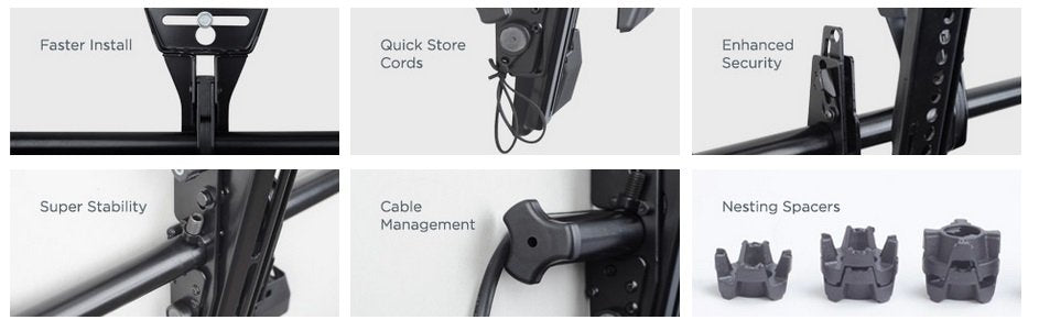 Large Fusion Microadjust Tilt Wall Mount