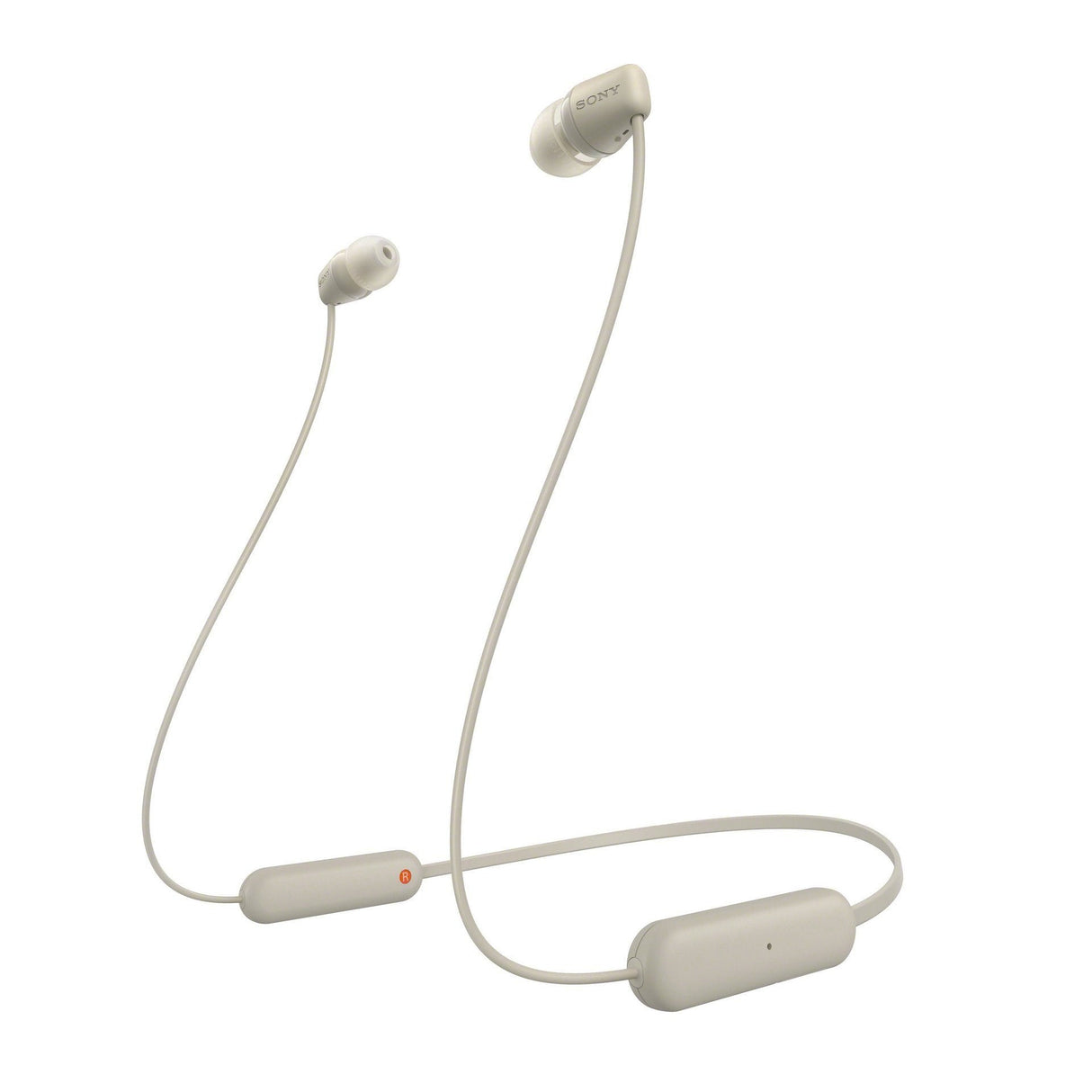 Auriculares Inalámbrico Intrauditivos Sony Wi-C100 Con Micrófono Bluetooth Beige
