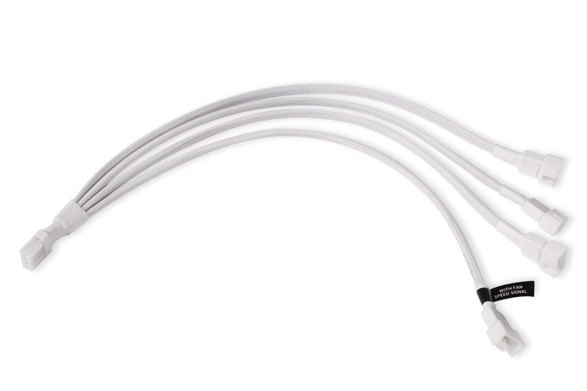 Alphacool Y-Splitter 4-Pin Auf 4x 4-Pin Pwm 30cm - Blanco