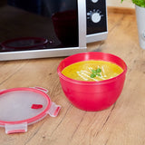 EAN 4009049532264 - EMSA N10605 Alrededor Caja 1,1 L Rojo, Transparente 1 pieza(s) imagen 5