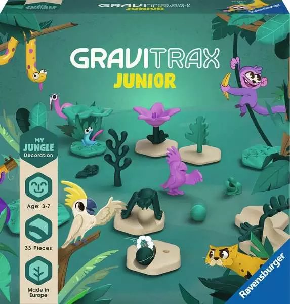 Jungle De Extensión Junior De Ravensburger Gravitrax, Tren 23747