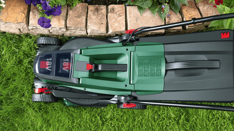 EAN 4059952641874 - Bosch 37-550 Cortacésped de empuje a gasolina Batería Negro, Verde imagen 5