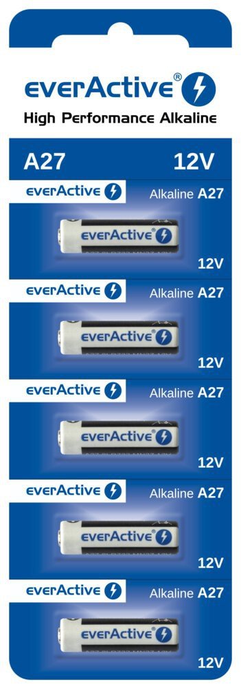 Pilas Alcalinas Everactive 27a 12v- Blister 5 Uds.