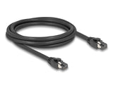 Delock Cable De Red Rj45 Cat.8.1 S/Ftp 2 M Bis 40 Gbps Negro