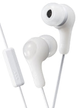 Gumy Plus Ha-Fx7m In Ear With  Mic + Remote Headphones White