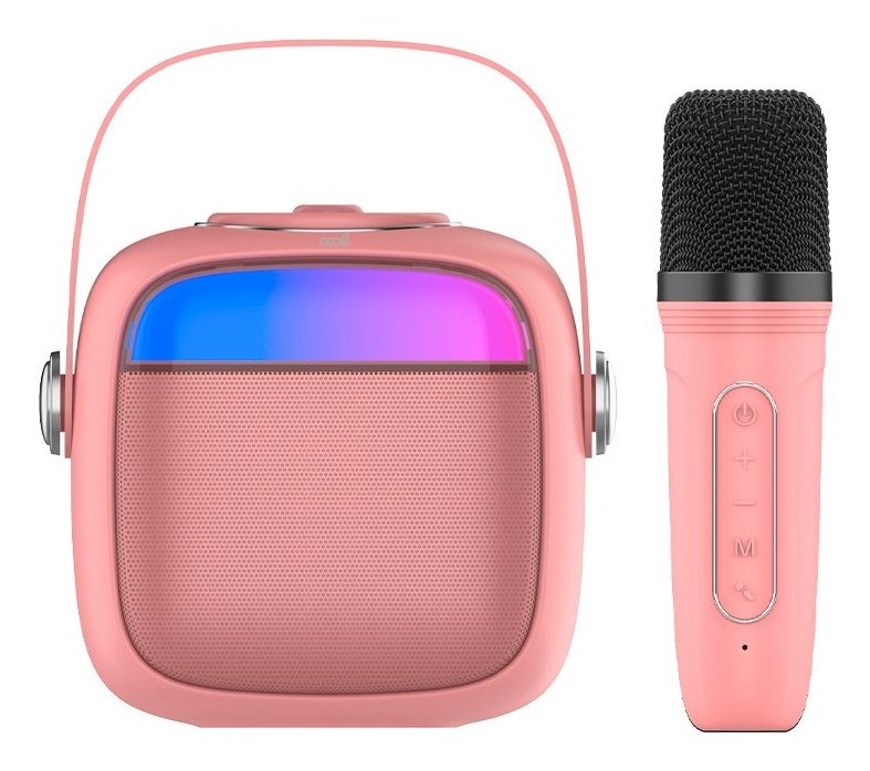 Altavoz Karaoke Cool Mini Karaoke 6w Rosa
