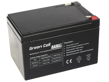 EAN 5902701411534 - Green Cell AGM Battery 12V 12Ah - Batterie - 12.000 mAh Sealed Lead Acid (VRLA) imagen 1